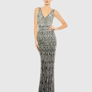 Mac Duggal Sequin Evening Gown